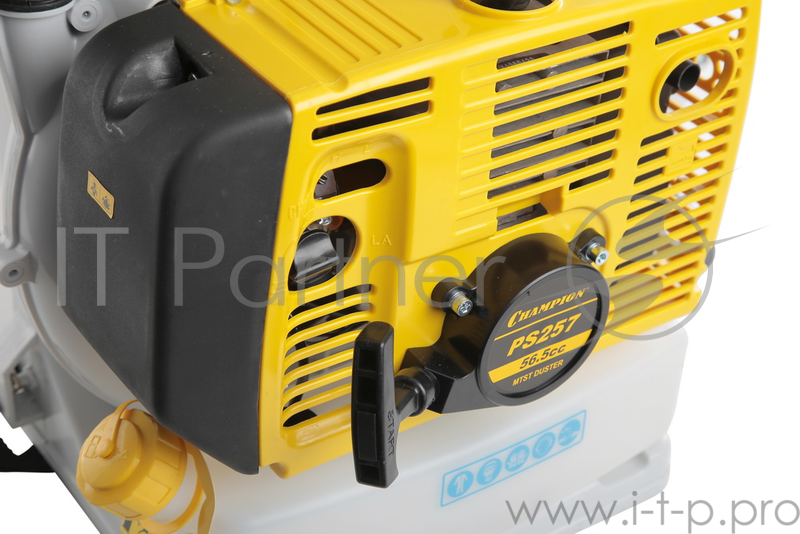 Опрыскиватель бензо CHAMPION PS257 2.5кВт 56.5см3 0.14-3.03л/мин бак 14л 9.5кг РАНЦЕВЫЙ