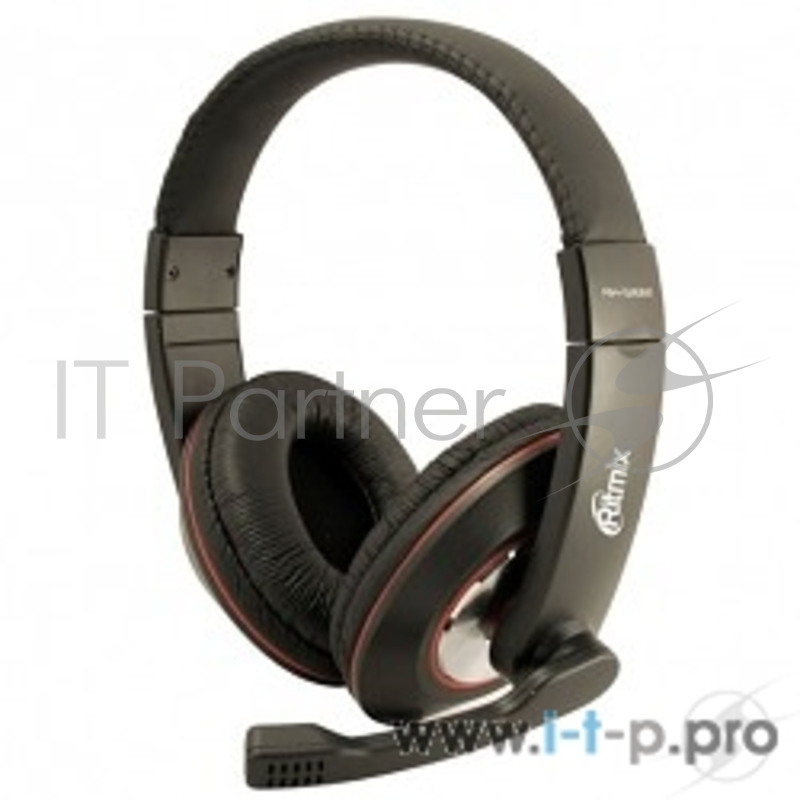 Наушники RITMIX RH-516M {компьютерная гарнитура, с мониторными наушниками закрытого типа,подключение: 2 x mini jack 3.5 mm частота воспроизведения 20-20000 Гц}