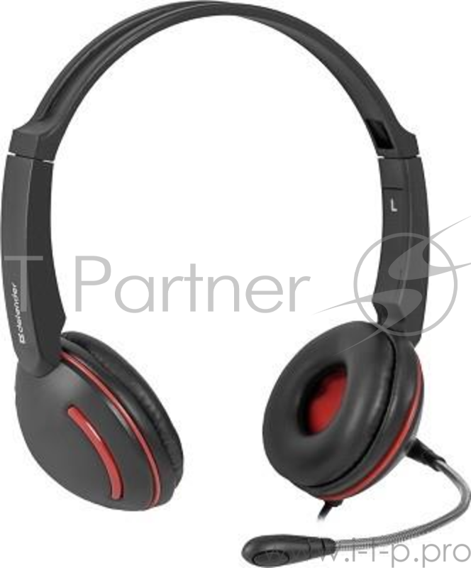 Наушники Defender Aura 115 черный, кабель 2 м 63115