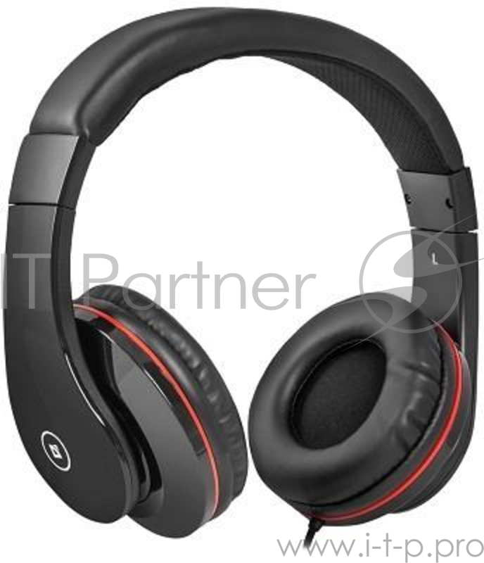 Наушники Defender Наушники с микрофоном Accord 170 черный, кабель 1,2 м 63170