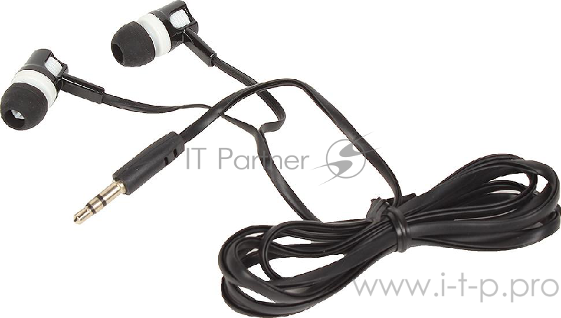 Наушники Defender Наушники вставки Basic 609 черный + белый 63609