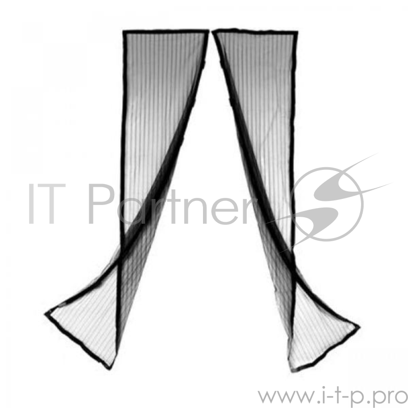 Сетка москитная Peroni MN-11, черный, размер 150*230, картонная коробка, магниты