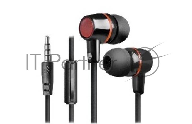 Наушники Defender Pulse 428 черный, вставки 63428