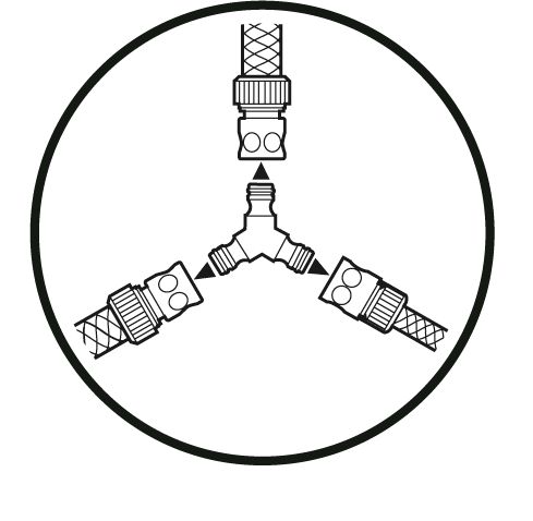 Тройник Gardena 02934-29.000.00
