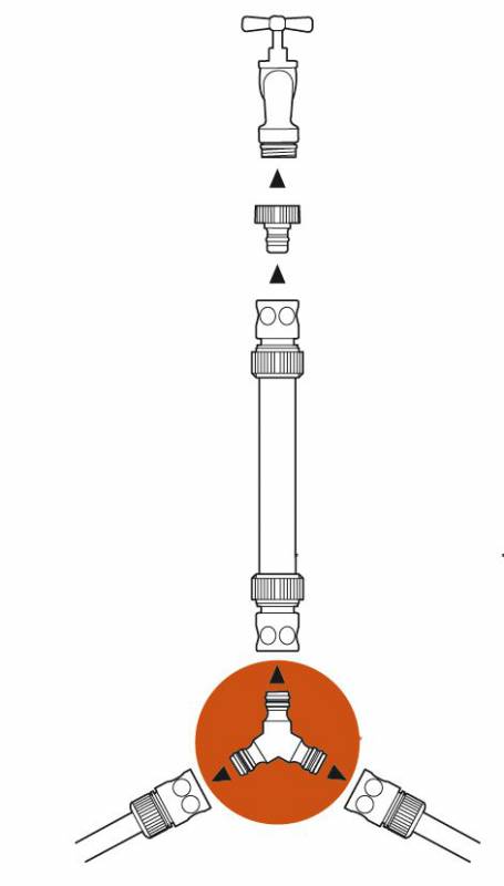 Тройник Gardena 02934-29.000.00