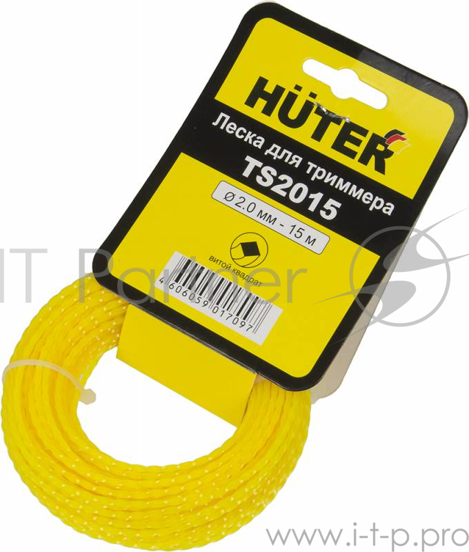 Леска для садовых триммеров Huter TS2015 d=2мм L=15м для Huter GET-1200SL (71/1/11)