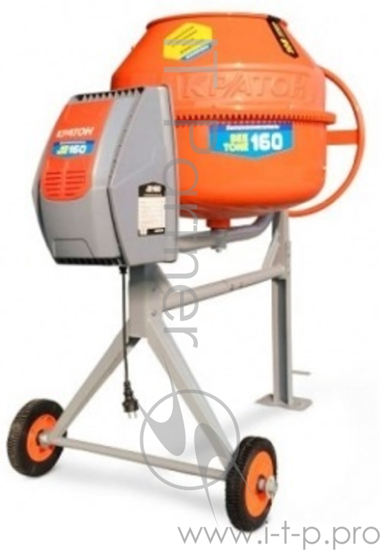 Бетономешалка КРАТОН BeeTone 160 650Вт 150л 1250х838х1240мм