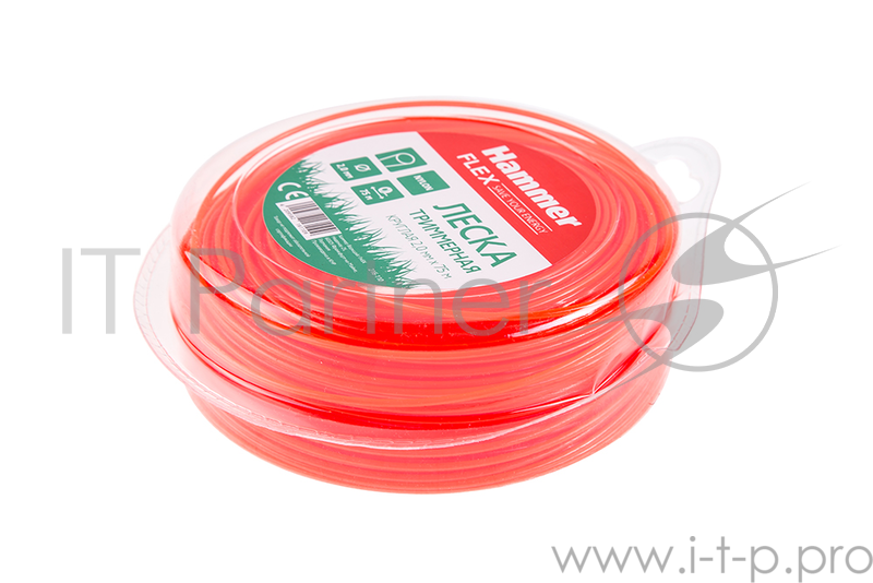 Леска триммерная Hammer Flex 216-110 2.0мм*75м, круглая