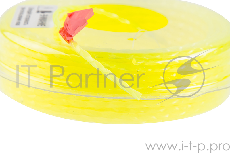 Леска триммерная Hammer Flex 216-203 2.7мм*15м сечение - витой квадрат, нож