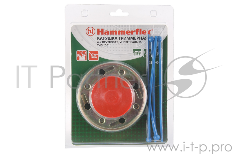 Катушка триммерная тип 1001 Hammer Flex 231-003 4-х прутковая, универсальная