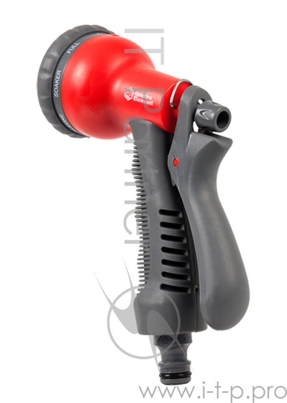 Пистолет QUATTRO ELEMENTI 646-133 поливочный 8-ми режимный мягкий пластик