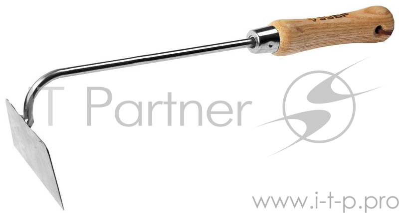 Мотыга ЗУБР 4-39468 ''эксперт'' трапециевидная из нерж.сталь ручка из ясеня 100x65x350мм