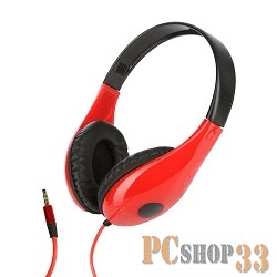 Наушники Perfeo наушники полноразмерные FANCY черные/красные PF-FAN-BLK/RED PF_3813