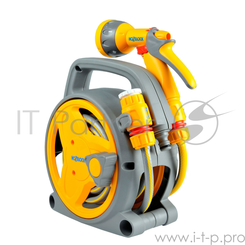 Мини катушка HOZELOCK 2425 Pico Reel со шлангом 10 м и комплектом фитингов (2 коннектора с аквасто