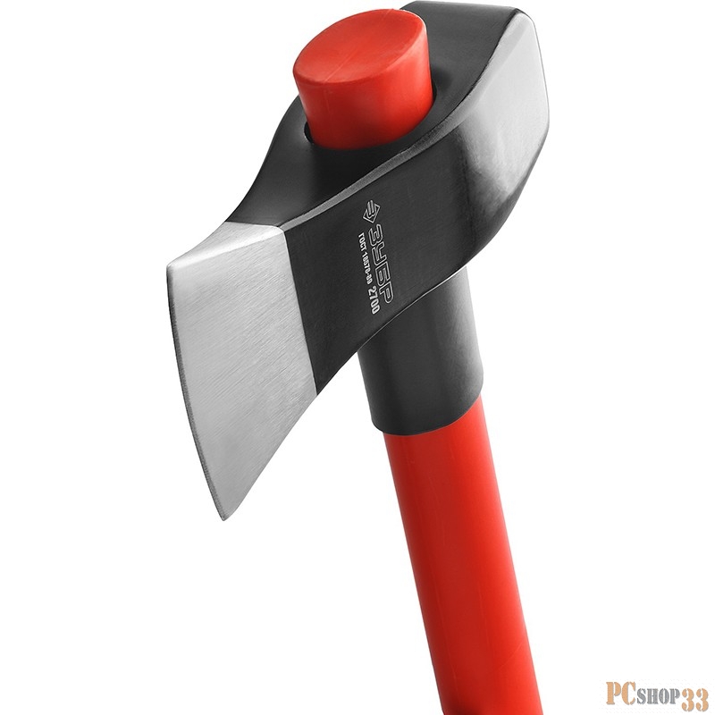 Колун ЗУБР 20623-27 МАСТЕР кованый с двухкомпонентной фиберглассовой рукояткой, 2,7кг/900мм