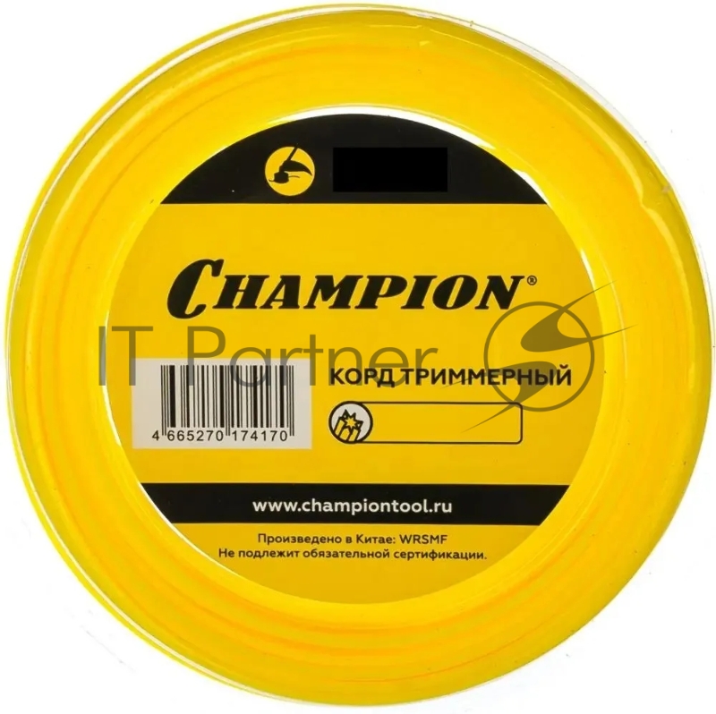 Корд трим. CHAMPION Star 2.4мм*12м (звезда), CHAMPION, шт