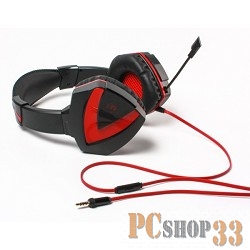 Наушники A4 Bloody G500, черный/красный {Наушники с микрофоном, 2.2м}