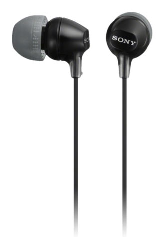 наушники SONY MDR-EX15AP черный {Наушники с гарнитурой} MDREX15APB.CE7