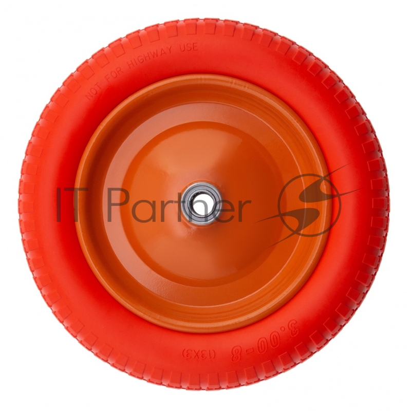 Колесо PALISAD 68976 полиуретановое 3.00-8 длина оси 90мм подшипник 20мм