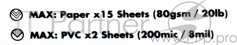 Переплетчик Fellowes Pulsar, ручная перфорация 15 листов, переплет 325 листов, селектор формата, вертикальная перфорация, измеритель диаметра пр