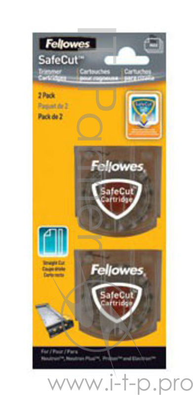 Набор ножей Fellowes (5411401) для резаков Neutron, Proton, Electron, 2шт (прямая резка)