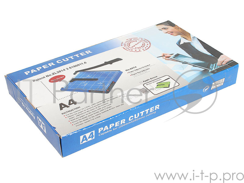 Резак сабельный ГЕЛЕОС РС-A4-1 (А4, 12листов, метал.основание)