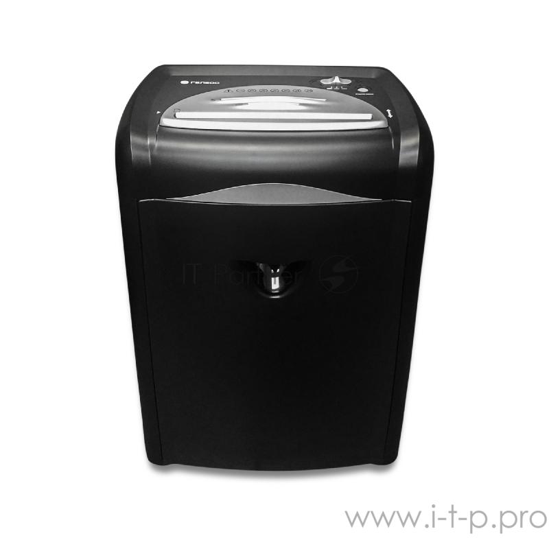 Шредер ГЕЛЕОС УМ30-2 (DIN P-2) фрагмент 5,8мм, 22 листа (70гр./м?), 30 литров, Уничт.скобы,скрепки,пл.карты,CD