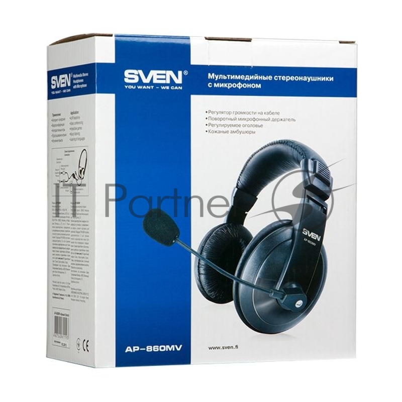 Наушники SVEN AP-860MV Наушники с микрофоном