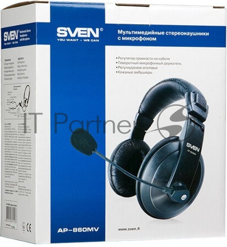 Наушники SVEN AP-860MV Наушники с микрофоном