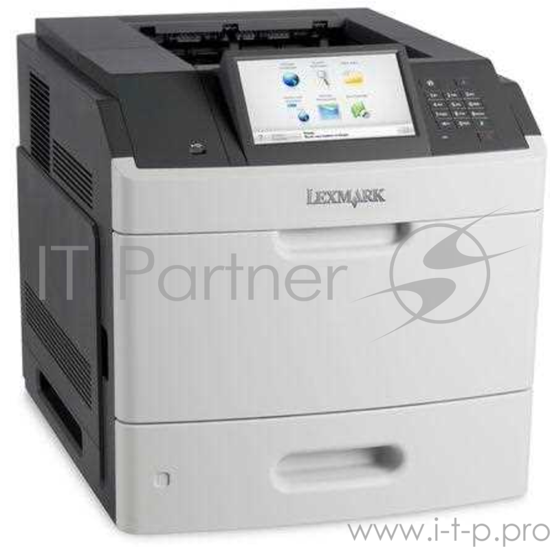 Принтер Lexmark MS812de Лазерный A4, 1200*1200dpi, 66 стр/мин, дуплекс, сеть, 512MБ, тачскрин