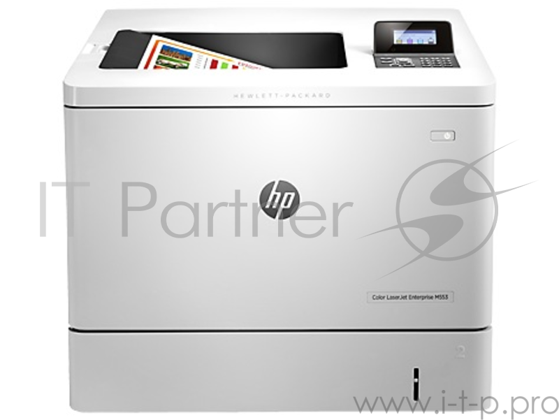 Принтер HP Color LaserJet Enterprise M552dn (B5L23A) цветной лазерный A4, 33 стр/мин, 1200dpi, 1Гб, дуплекс, подача: 650 лист., вывод: 250 лист., Post Script, USB, GigEth (замена CF082A M551dn)
