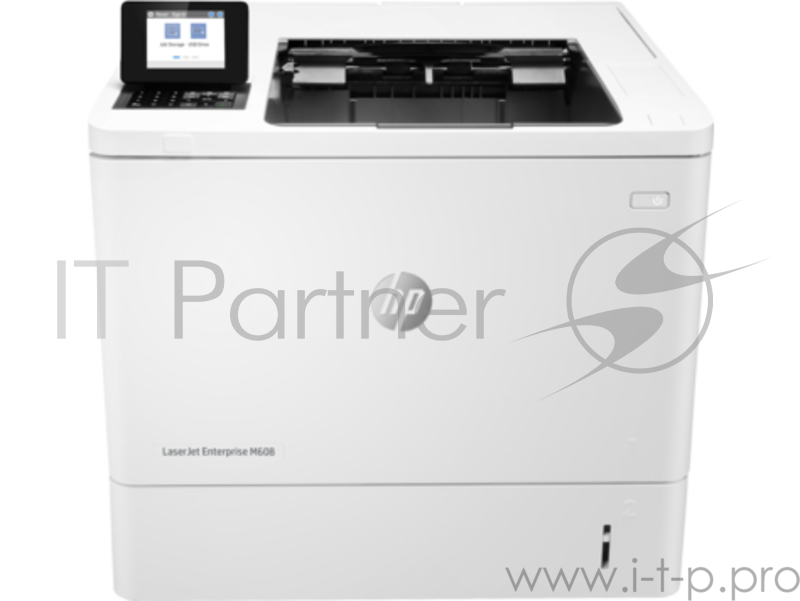 Принтер HP LaserJet Enterprise M608dn, лазерный A4, 61ppm, 1200dpi, 1Gb, 2 trays 100+550, duplex, USB/extUSBx2/GigEth, 1y warr, cartridge 11000 pages in box, (замена E6B70A)