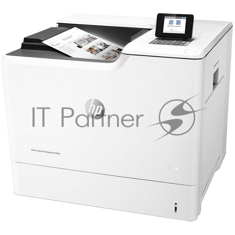 Принтер HP Color LaserJet Enterprise M652dn цветной лазерный A4, 47 стр/мин, 1200x1200 dpi, 1024 Мб, дуплекс, подача: 650 лист., вывод: 500 лист., Post Script, Ethernet, USB, цветной ЖК-дисплей