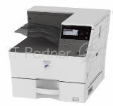 Принтер Sharp NANO MXB350P Ч/Б, A4, 35 стр/мин, дуплекс, сеть, 1Гб, WiFi, факс, PS3, 1x500