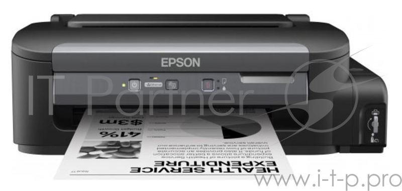 Принтер Epson M100, монохромный струйный СНПЧ A4, 34 стр/мин ч/б, 1440x720 dpi, подача: 100 лист., вывод: 50 лист., Ethernet, USB