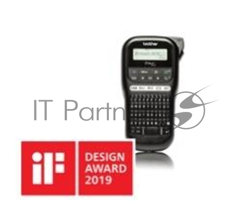 Принтер для наклеек Brother P-Touch PT-H110 (ленты TZe 3,5/6/9/12 мм, 20 мм/с, 180т/д, ручной обрез, лента 12мм/4м, замена PT-H105)