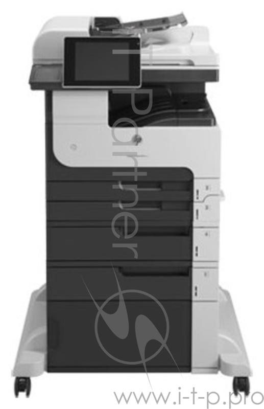 МФУ HP LaserJet Enterprise MFP M725f, лазерный принтер/сканер/копир/факс A3, 40ppm, 1200dpi, 1024Mb, 320Gb HDD, 5 trays 100+250+250+500+500, Cabinet, ADF100, Duplex, USB/LAN/FIH, Color LCD20i, 1y warr, repl. Q7830A M5035x, Q7831A M5035xs)