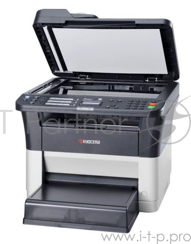 МФУ Kyocera Ecosys FS-1120MFP, лазерный принтер/сканер/копир/факс A4, 20 стр/мин, 1800x600 dpi, 64 Мб, ADF, подача: 250 лист., вывод: 100 лист., USB, ЖК-панель