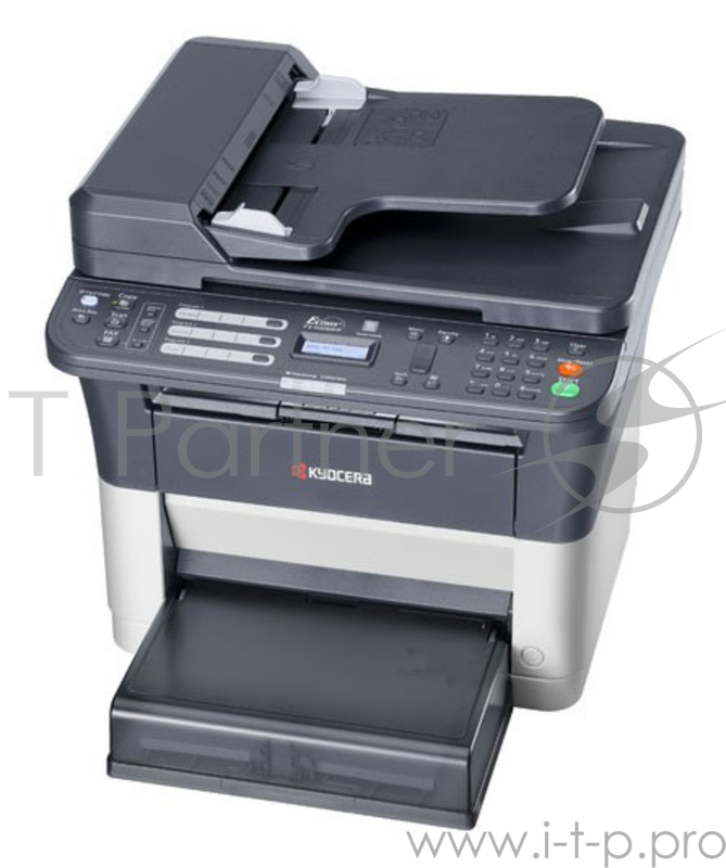 МФУ Kyocera Ecosys FS-1120MFP, лазерный принтер/сканер/копир/факс A4, 20 стр/мин, 1800x600 dpi, 64 Мб, ADF, подача: 250 лист., вывод: 100 лист., USB, ЖК-панель