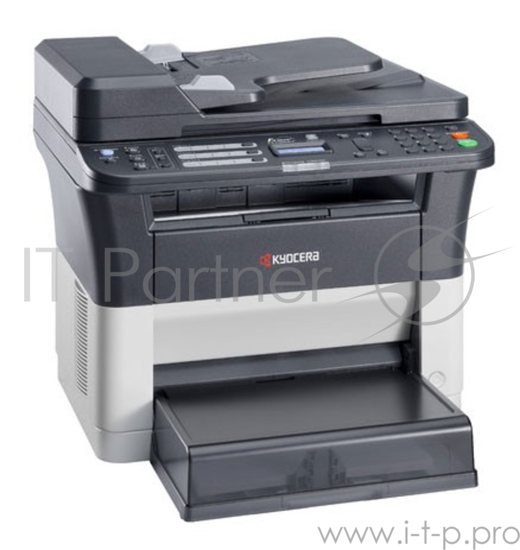 МФУ Kyocera Ecosys FS-1120MFP, лазерный принтер/сканер/копир/факс A4, 20 стр/мин, 1800x600 dpi, 64 Мб, ADF, подача: 250 лист., вывод: 100 лист., USB, ЖК-панель