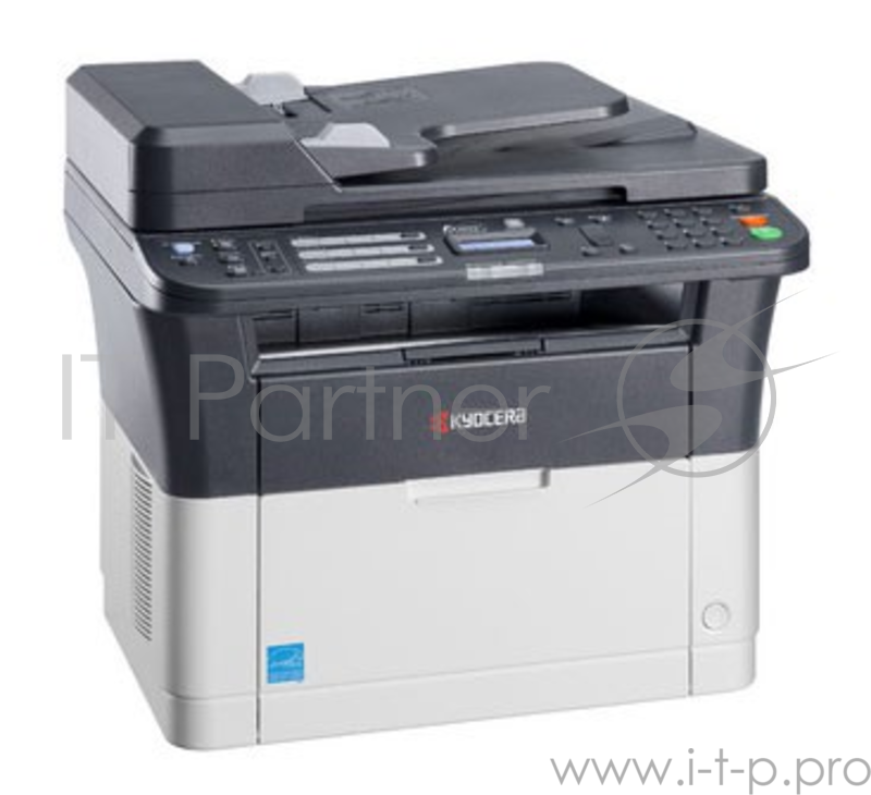 МФУ Kyocera Ecosys FS-1120MFP, лазерный принтер/сканер/копир/факс A4, 20 стр/мин, 1800x600 dpi, 64 Мб, ADF, подача: 250 лист., вывод: 100 лист., USB, ЖК-панель