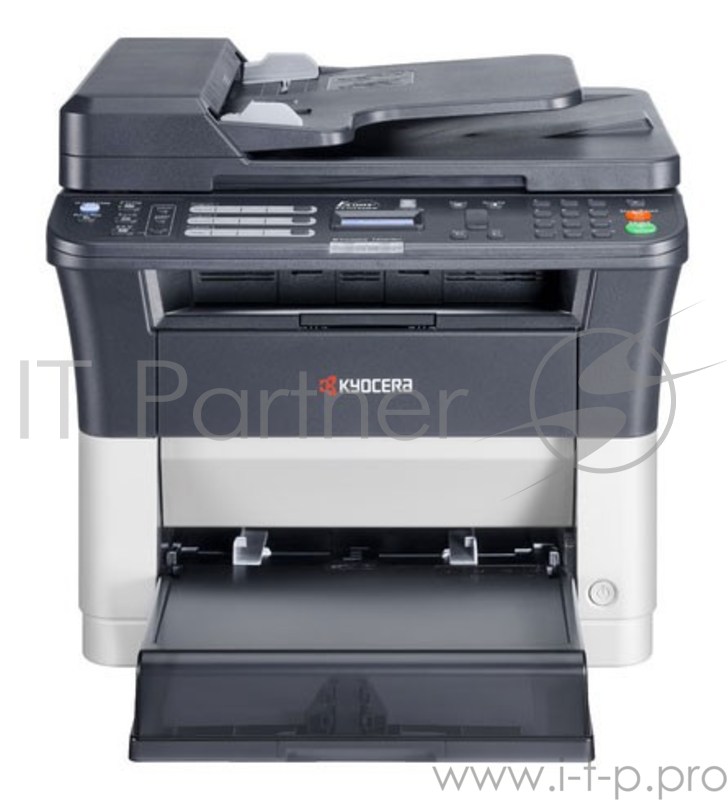 МФУ Kyocera Ecosys FS-1125MFP, лазерный принтер/сканер/копир/факс A4, 25 стр/мин, 1800x600 dpi, 64 Мб, ADF, дуплекс, подача: 251 лист., вывод: 100 лист., Ethernet, USB, ЖК-панель