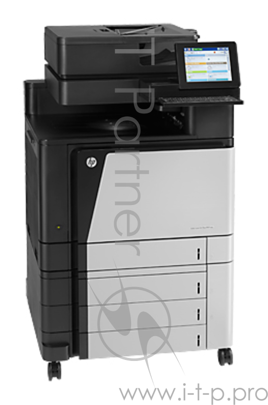 МФУ HP Color LaserJet Enterprise Flow M880z, цветной лазерный принтер/сканер/копир/факс A3+, 46 ppm, 1200dpi,1,5Gb,5trays100+4*500 ,Duplex,ADF200,Enc.HDD320Gb,PS P,JetLink,LCD8i,KensLock,1y warr, замена CE664A CM6030, CE665A CM6030f
