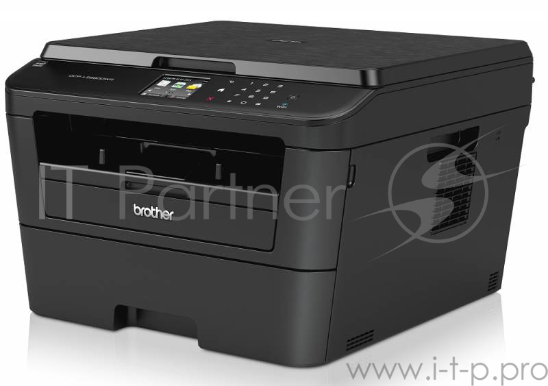 МФУ Brother DCP-L2560DWR лазерный принтер/сканер/копир, A4, 30 стр/мин, 2400x600 dpi, 64 Мб, дуплекс, подача: 251 лист., вывод: 100 лист., Post Script, Ethernet, USB, Wi-Fi, цв. ЖК-дисплей (старт к-ж 1200 стр) (замена DCP-7070DWR)