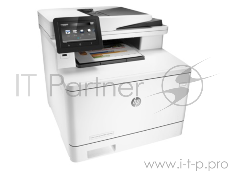 МФУ HP Color LaserJet Pro MFP M477fdn (CF378A), цветной лазерный принтер/сканер/копир/факс A4, 27/27 стр/мин, 600dpi, 512Мб, ADF, дуплекс, USB, LAN (замена CF386A M476dn)