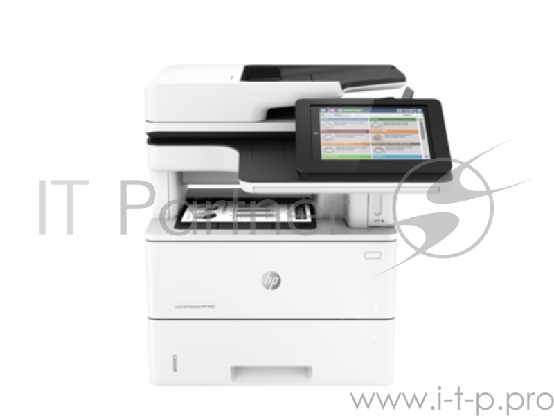 МФУ HP LaserJet Enterprise Flow M527c (F2A81A), лазерный принтер/сканер/копир/факс A4, 43 стр/мин, 1200 dpi, 1.75Гб, 16Гб eMMC, ADF 100, дуплекс, 2trays 100+550, USB, GigEth, color LCD TS (замена CF118A M525c)