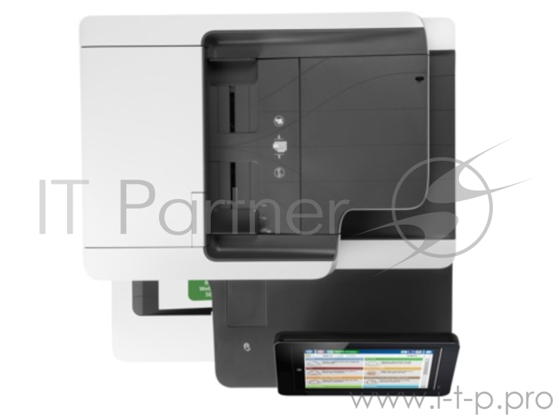 МФУ HP Color LaserJet Enterprise Flow MFP M577c, цветной лазерный принтер/сканер/копир/факс A4, 38 ppm, 1200 dpi, 1,75Gb, 320Gb encr, 2trays 100+550, ADF 100, Duplex, Stapler, USB/GigEth/FIH, color LCD TS,repl.CD646A)