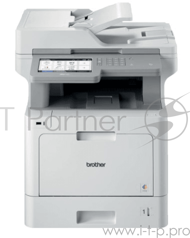 МФУ Brother MFC-L9570CDW, цветной лазерный принтер/сканер/копир/факс, A4, 31 стр/мин, 2400x600 dpi, 1024 Мб, ADF80, дуплекс, подача: 300 лист., вывод: 150 лист., GigEthernet, WiFi, Wi-Fi Direct, USB, NFC, ЖК-панель