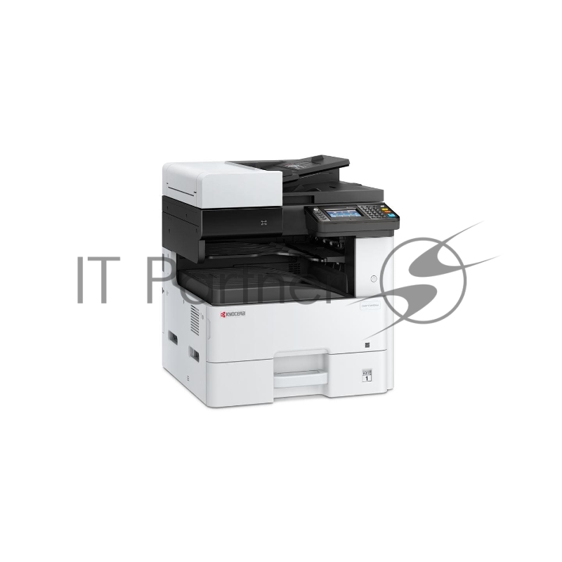 МФУ Kyocera Ecosys M4125idn (1102P23NL0), лазерный принтер/сканер/копир A3, 25 (12 A3) стр/мин, 1200x1200 dpi, 1024 Мб, RADF50, дуплекс, подача: 600 лист., вывод: 300 лист., Post Script, Ethernet, USB, картридер, цветной ЖК-дисплей (Старт.к-ж 3000 ст