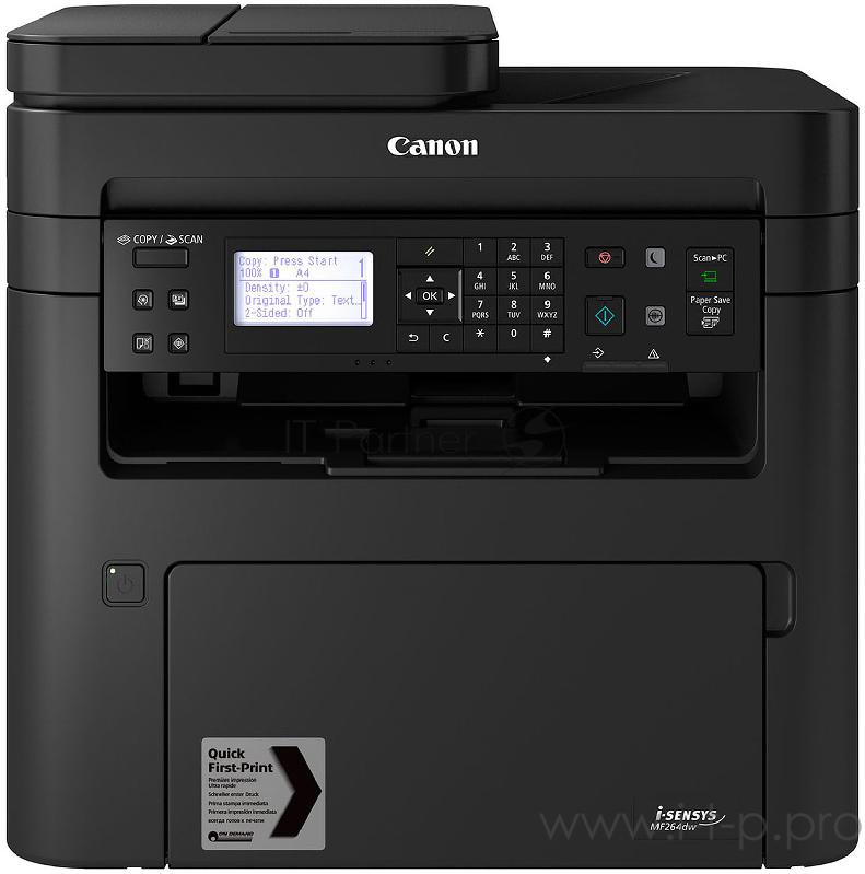 МФУ CANON i-SENSYS MF264dw (принтер/копир/сканер, 28 стр./мин., UFR PCL5, 6)